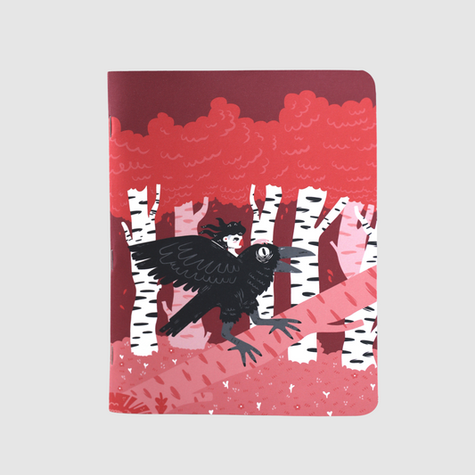 Crow explorer - in the red forest notebook