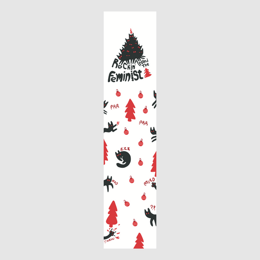 Rocking Around The Feminist Tree Christmas Unique Bookmark