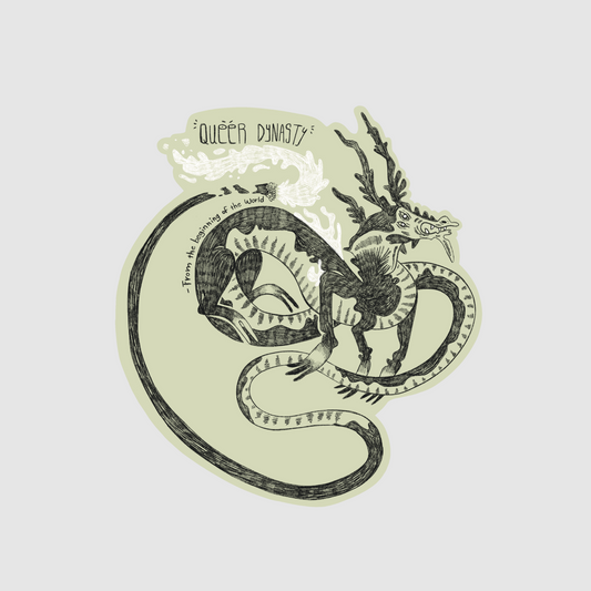 Queer dynasty - dragon sticker