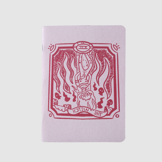 The witch - tarot card notebook