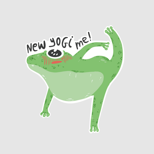Frog - new yogi me sticker