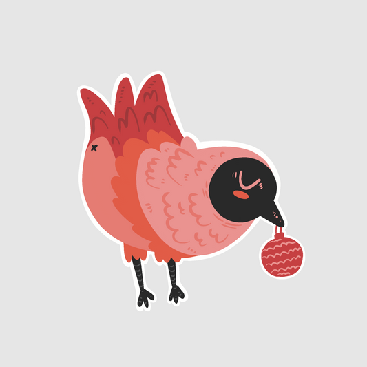 Bird - festive dress up sticker