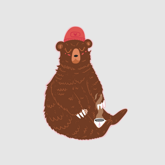Bear - cookies and steam sticker