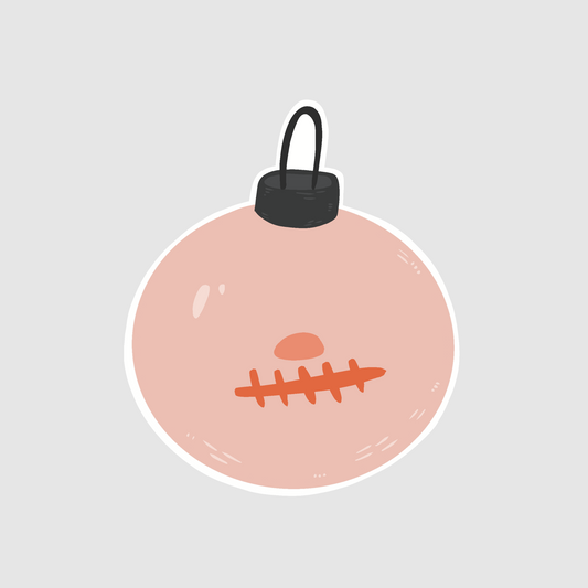 Boobies - christmas ornament sticker