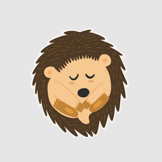 Hedgehog - baby hedie sticker