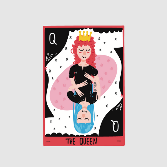 The Queen - tarot card sticker