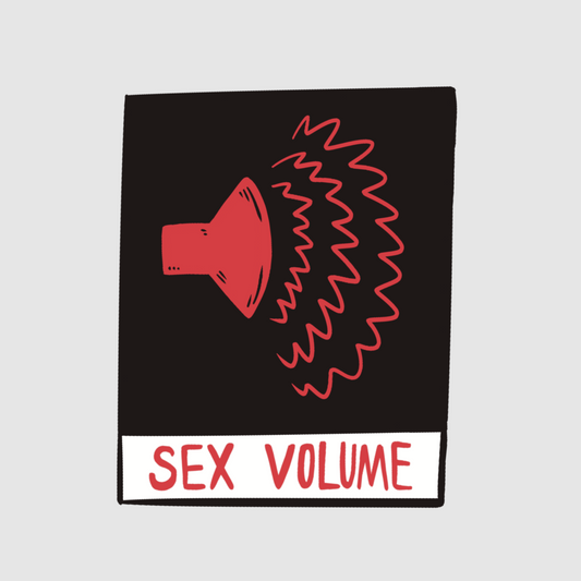 Sex volume - noise speaker sticker