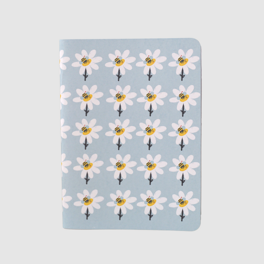 Bee and flower - love notebook