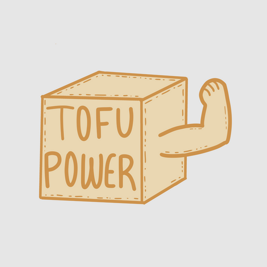 Tofu power - vegan sticker