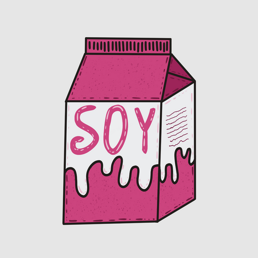 Soy milk - vegan sticker