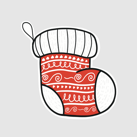 Christmas Stocking Sticker