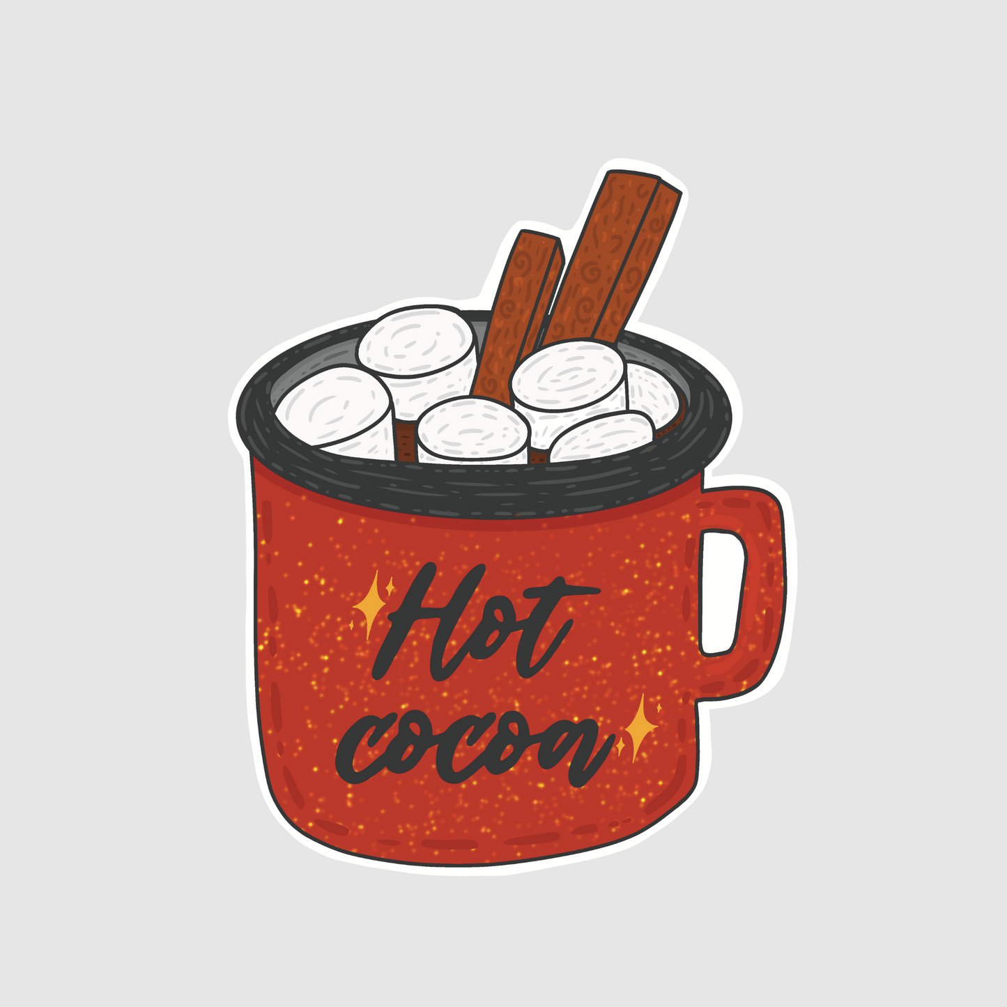 Hot Cocoa Winter Cozy Sticker