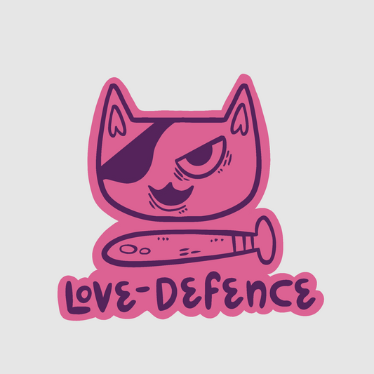 Love Defence Vinyl Sticker