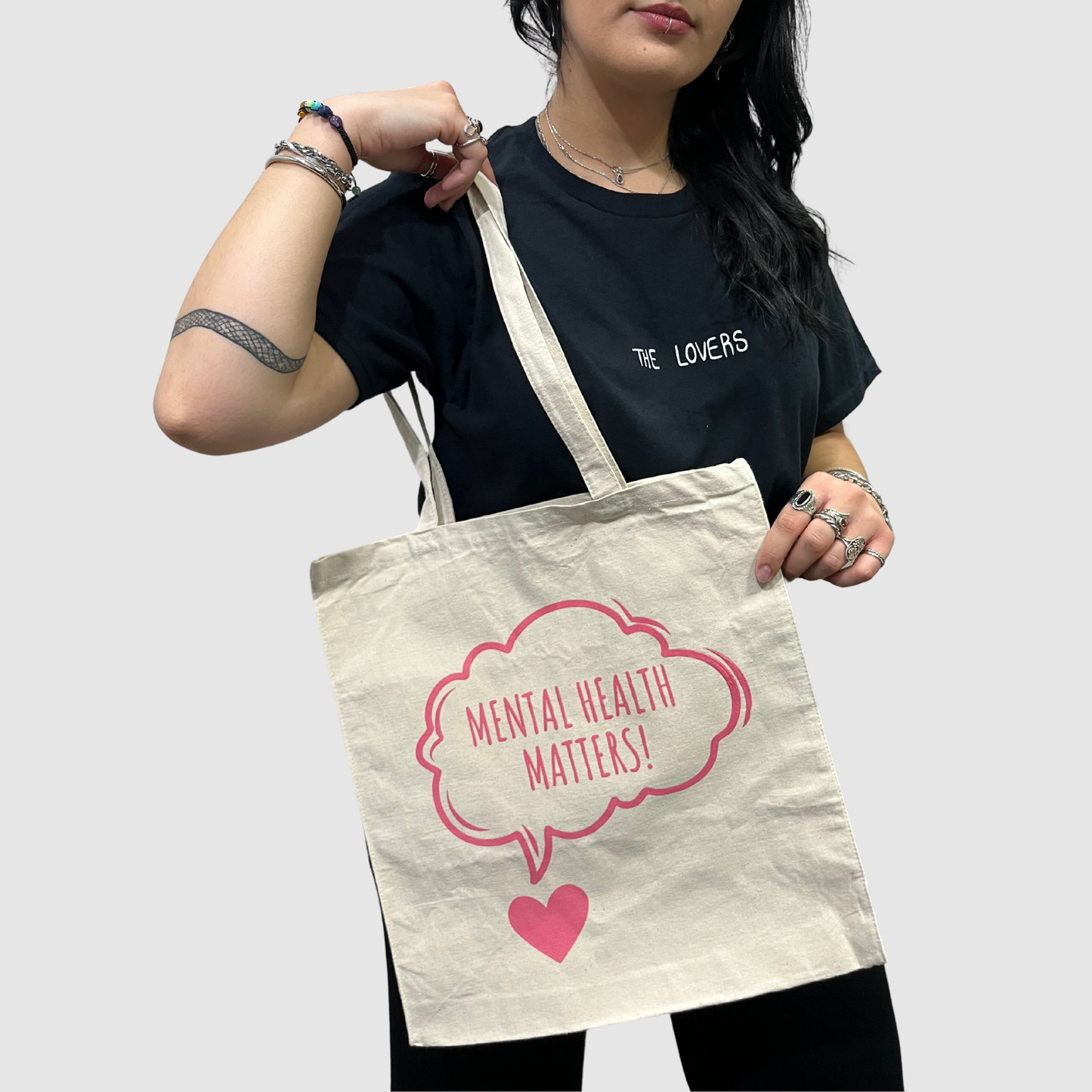 Mental health matters - mental health tote bag