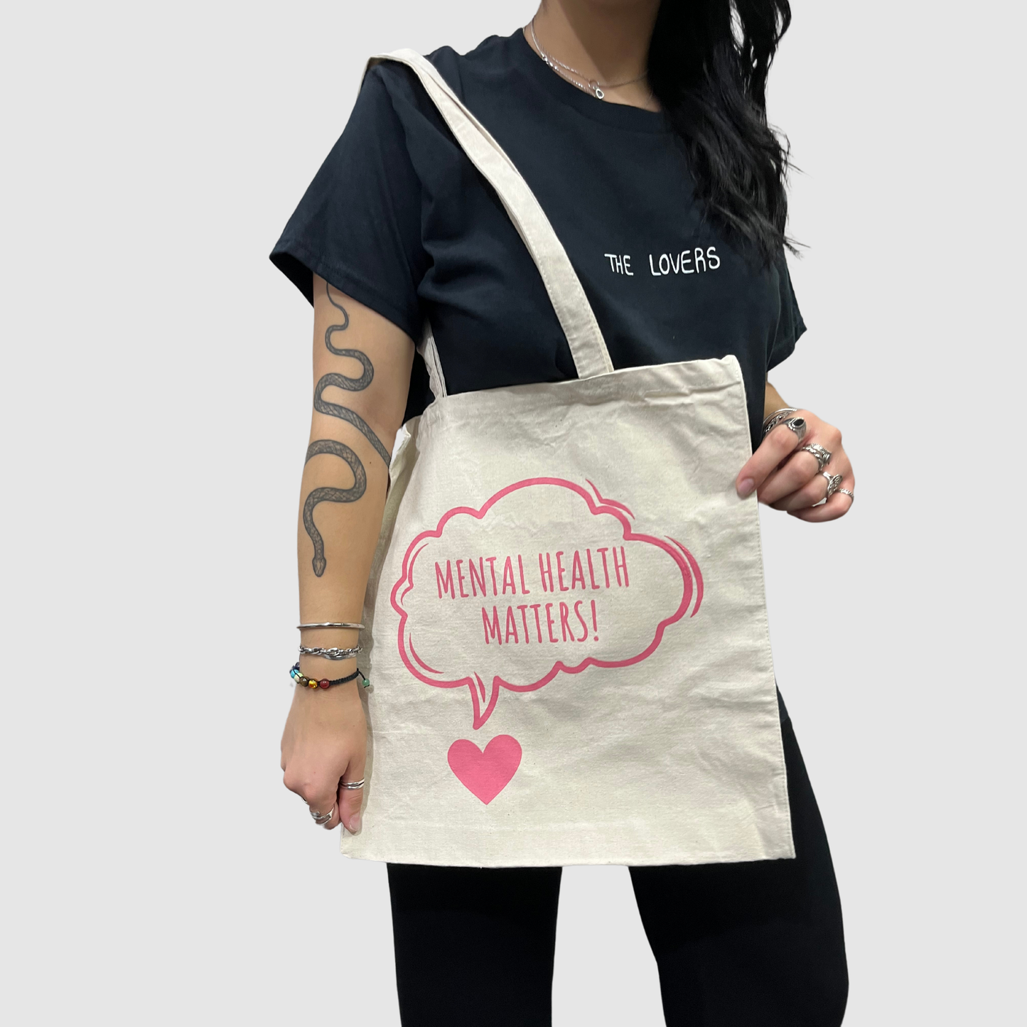 Mental health matters - mental health tote bag