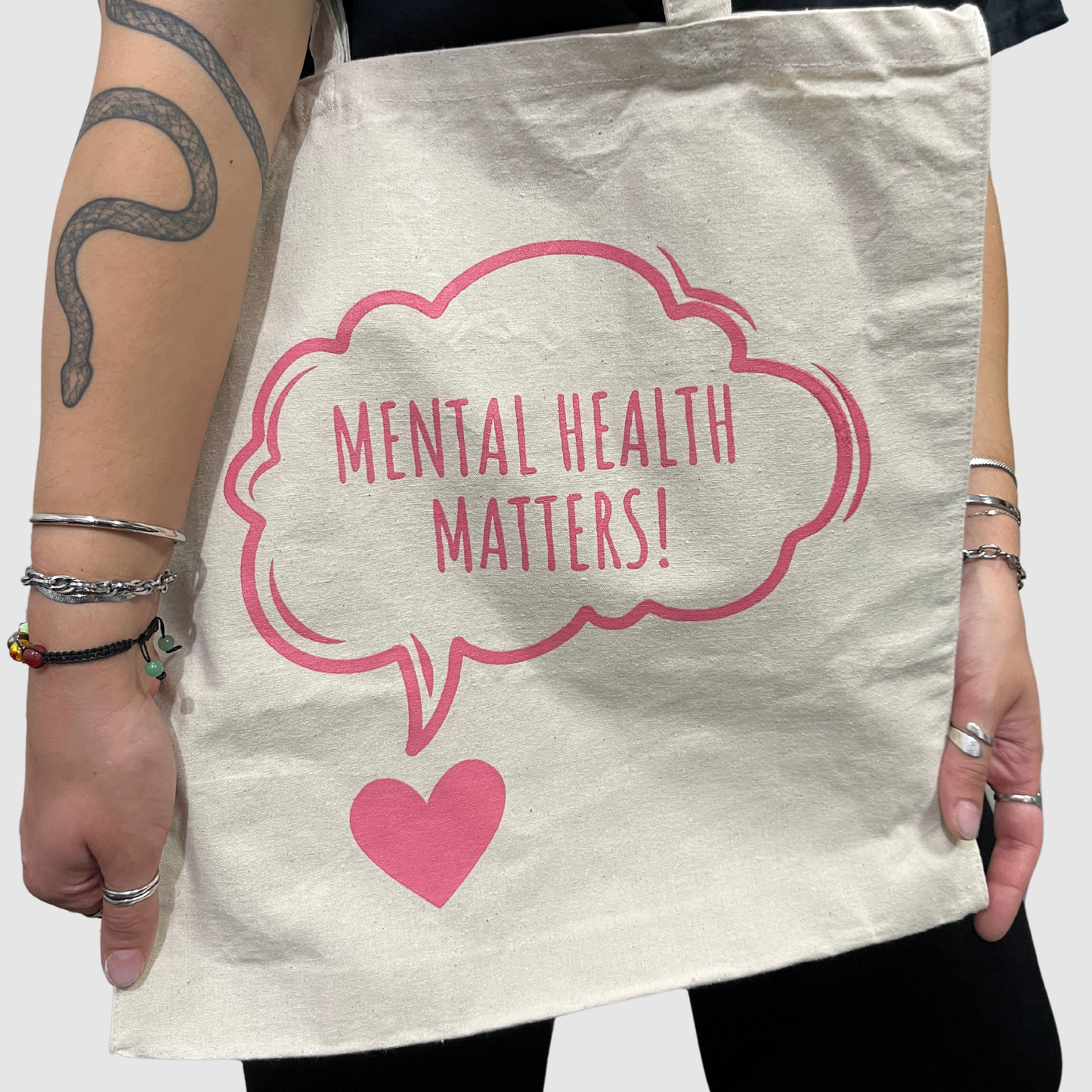 Mental health matters - mental health tote bag