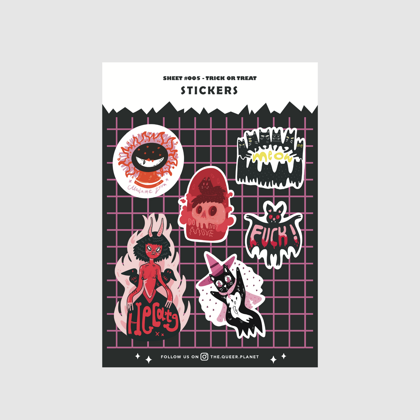 Trick or treat - sticker sheet #05