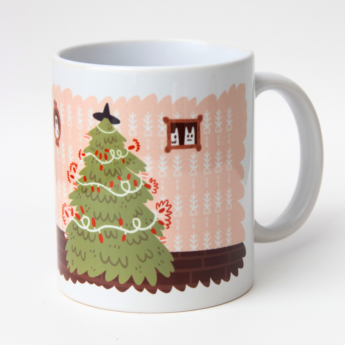 Witches Creating Snow Festive Winter Mug Design