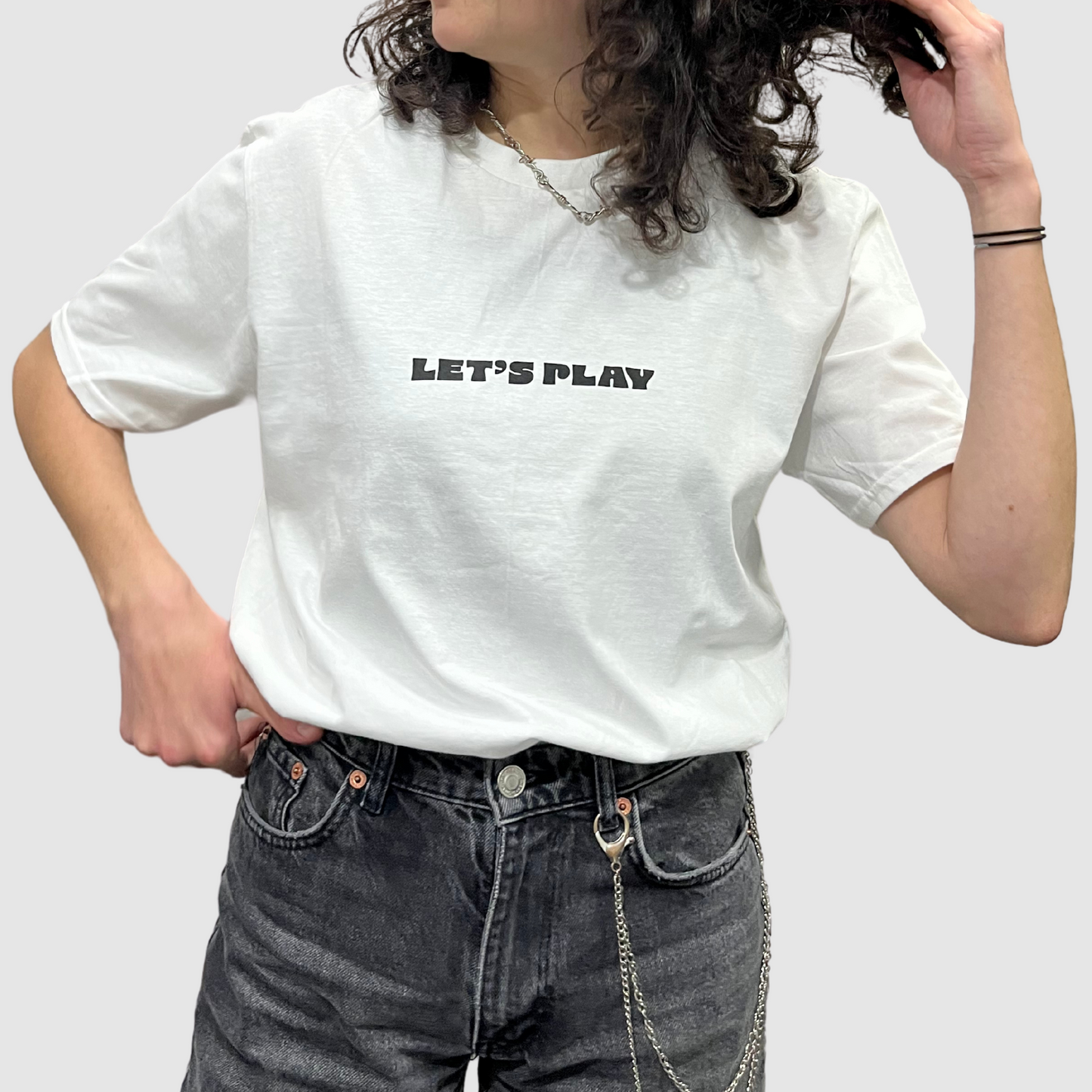 Let's play - rock paper scissors t-shirt