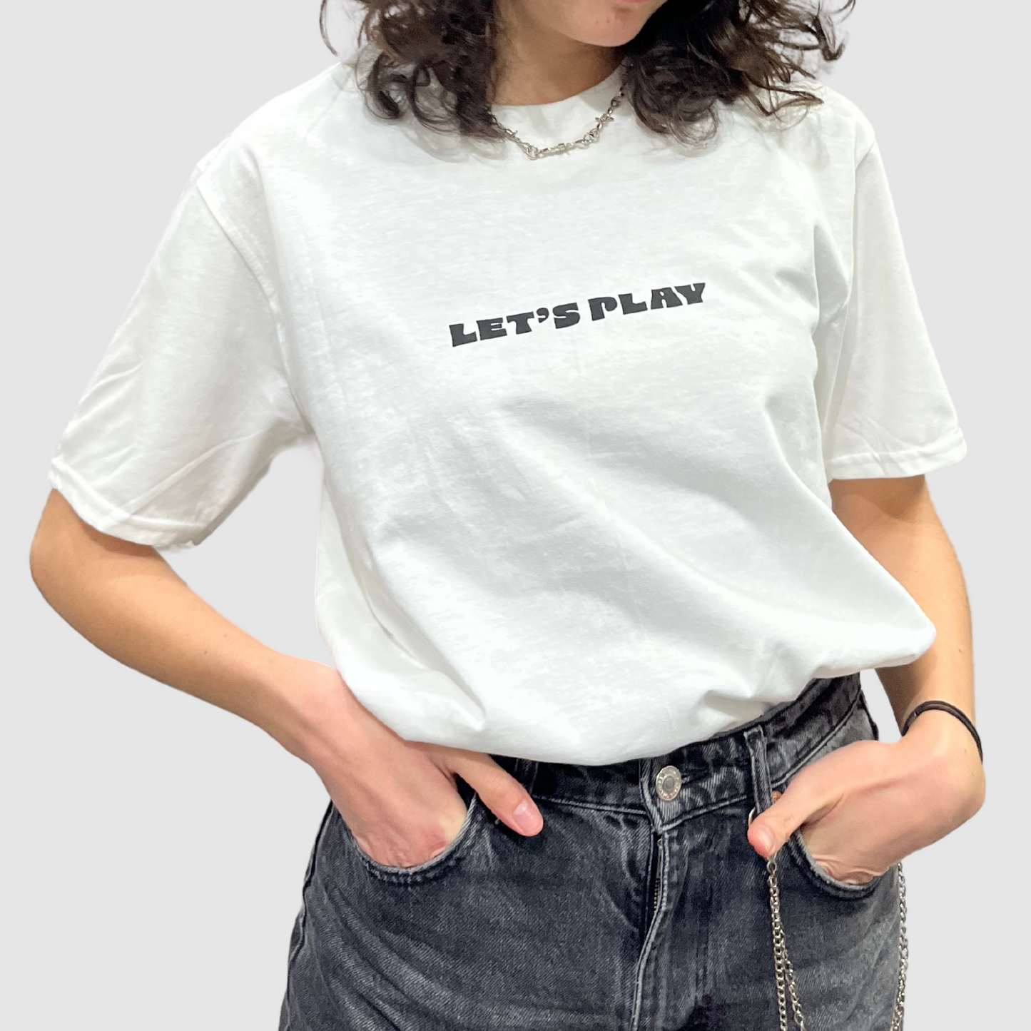 Let's play - rock paper scissors t-shirt