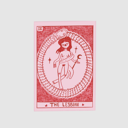 Tarot card - the lesbian sticker