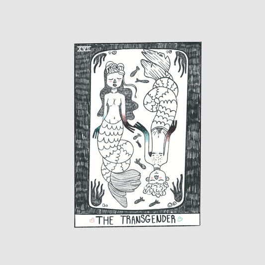 Tarot card - the transgender sticker