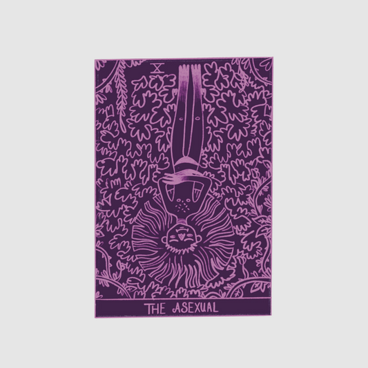 Tarot card - the asexual sticker