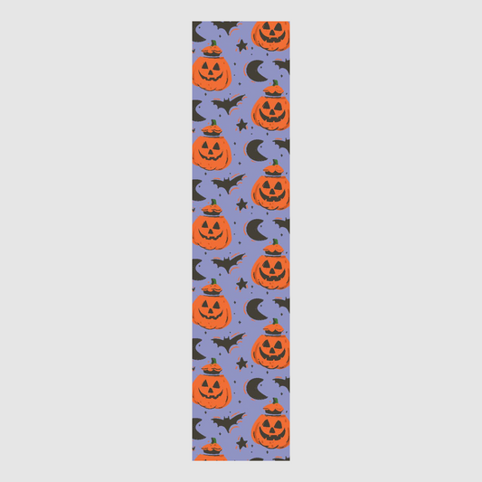 Pumpkins and bats - halloween bookmark