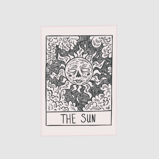 Tarot card - the sun sticker