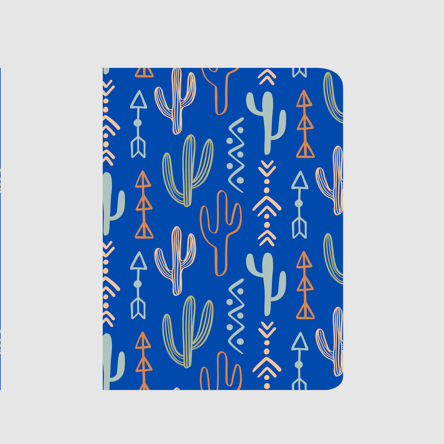 Cacti and arrows - pattern notebook