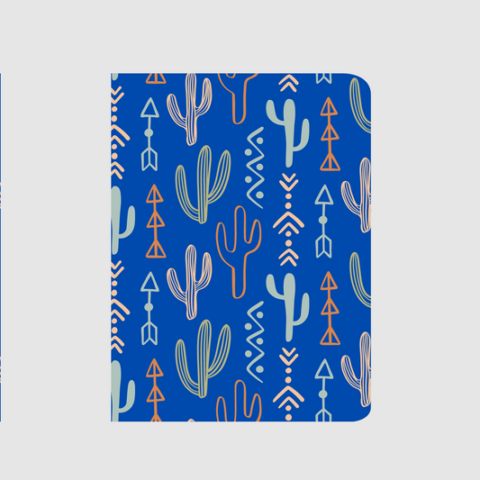 Cacti and arrows - pattern notebook