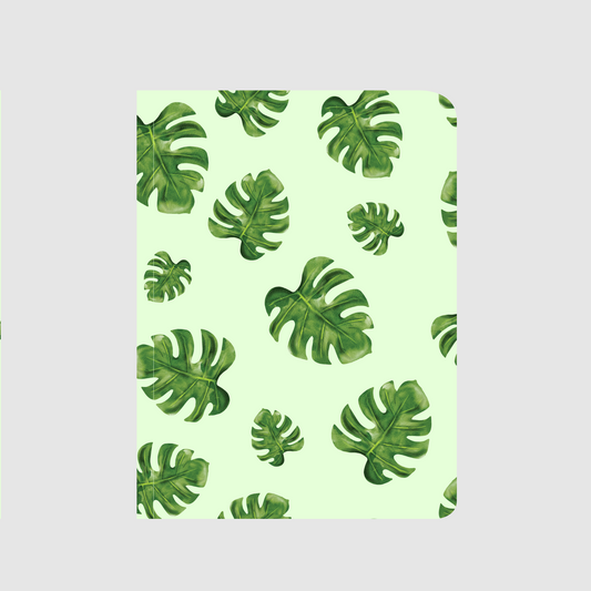 Monstera pattern - monstera notebook