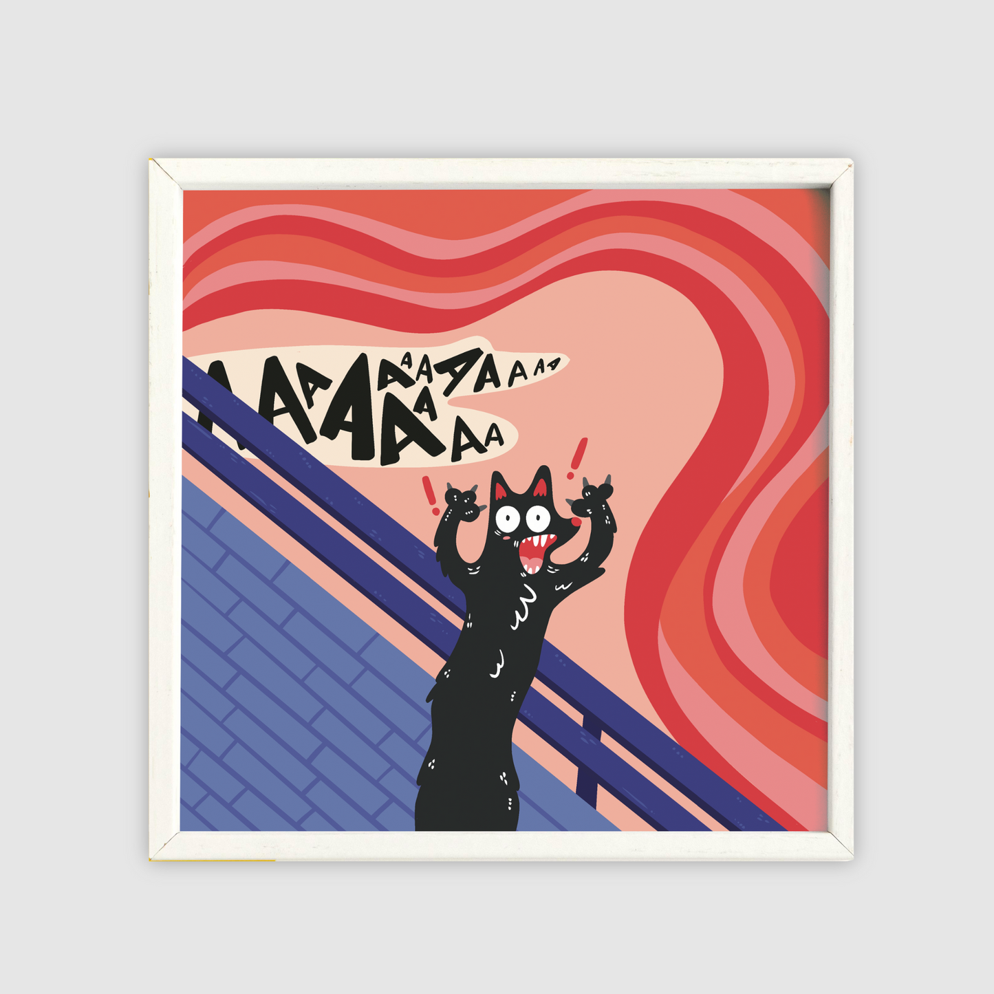 Ari The Wolf - The Scream Edvard Munch print